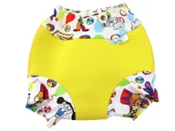 Pieluchy - Neoprenowa pieluszka wielorazowa do pływania żółta 2XL - miniaturka - grafika 1