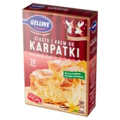 Dodatki do ciast w proszku - Gellwe, Ciasto Karpatka+krem, 340 g - miniaturka - grafika 1