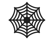 Halloween - Podstawki pod talerze - Pajęczyna - 27,5 cm - 4 szt. - miniaturka - grafika 1