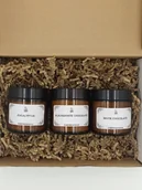 Świece - Zestaw Świec Sojowych w Brązowym Szkle - miniaturka - grafika 1