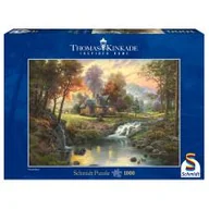Puzzle - Schmidt Puzzle Thomas Kinkade Górskie zacisze 1000 - miniaturka - grafika 1