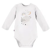 Body dla niemowląt - Ewa 727367 Mellow Body Dł Białe 80 - miniaturka - grafika 1