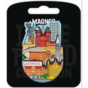 Magnesy - PAN DRAGON Magnes I love Poland Katowice ILP-MAG-C-KAT-05 - miniaturka - grafika 1