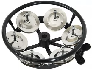Meinl Percussion Hi Hat tamburynowe stalowe dżingle - czarne THH1BK - Instrumenty perkusyjne - miniaturka - grafika 1