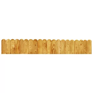 VidaXL Obrzeże ogrodowe, brązowe, 120 cm, impregnowana sosna 49106 - Ogrodzenia - miniaturka - grafika 1