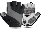 Rękawiczki rowerowe - GIYO Krótkie Rękawiczki Rowerowe z Żelem Amortyzującym Rozmiar L SZARE - miniaturka - grafika 1