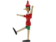 Pacynki - TEOREMA PINOCCHIO IN LEGNO ALTEZZA 30 - miniaturka - grafika 1