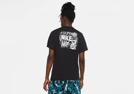 Koszulki męskie - Nike Exploration Series Brooklyn Basketball Tee Black - miniaturka - grafika 1