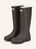 Kalosze damskie - Hunter Buty Downpour braun - HUNTER - miniaturka - grafika 1