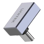 Złącza, przejściówki, adaptery - Unitek Adapter USB-C na USB-C kątowy 40Gbps 240W - miniaturka - grafika 1