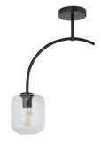 Lampy sufitowe - Sigma asymetryczna lampa sufitowa SHINE 1 32240 pojedynczy żyrandol z bursztynowym kloszem 32240 - miniaturka - grafika 1