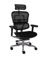 Fotele i krzesła biurowe - Fotel biurowy Ergohuman 2 Elite Pro BT Black tapicerowany - miniaturka - grafika 1