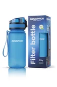 Butelki filtrujące - Aquaphor, Butelka filtrująca City, niebieska, 350 ml - miniaturka - grafika 1