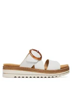 Klapki i japonki damskie - Remonte Klapki D0Q51-82 Biały - miniaturka - grafika 1