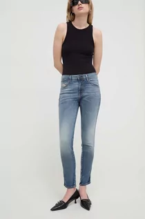 Spodnie damskie - Diesel jeansy damskie kolor granatowy - grafika 1