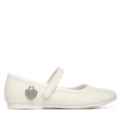 Buty dla dziewczynek - Półbuty Primigi 1429000 Biały - miniaturka - grafika 1