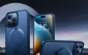 Etui Torras UPRO Ostand Matte do iPhone 15 Pro (niebieskie) - Etui i futerały do telefonów Etui Torras UPRO Ostand Matte do iPhone 15 Pro (niebieskie) - Etui i futerały do telefonów - miniaturka - grafika 2