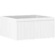Szafki łazienkowe - Mexen Rivel szafka łazienkowa podumywalkowa 50 cm, 1 szuflada, ryflowana , biała mat- 91A20-05023-1-BF01 - miniaturka - grafika 1