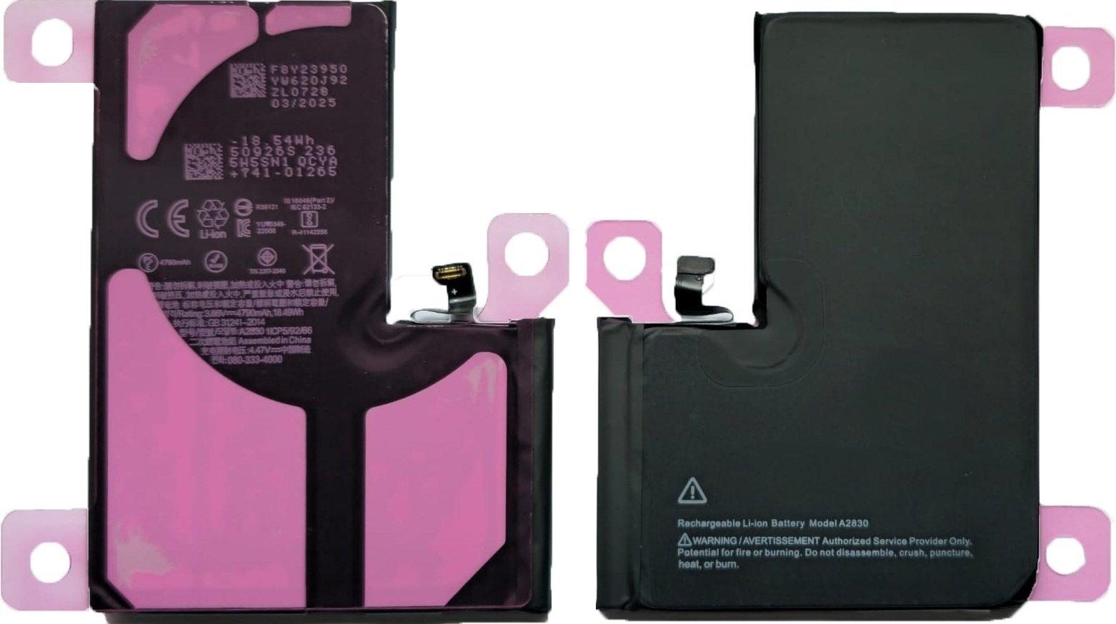 Bateria A2830 iPhone 14 Pro MAX 4650mAh WIĘKSZA PRZYPISYWANA BEZ KOMUNIKATU