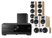 Kino domowe - Yamaha RX-A2A (czarny) + Diva 6 + 3 + 7 (dąb) + Basso 880 - miniaturka - grafika 1