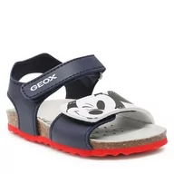 Sandały damskie - Sandały Geox - B Sandal Chalki Boy B152QC000BCC4084 M Niebieski - miniaturka - grafika 1