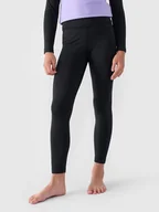 Legginsy - 4F Legginsy termiczne w kolorze czarnym - miniaturka - grafika 1
