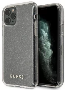 Guess Glitter Case Etui iPhone 11 Pro Silver 10_17109 - Etui i futerały do telefonów - miniaturka - grafika 1