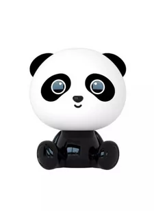 Dodo Panda LED lampa stołowa dziecięca 1-punktowa biała/czarna 71593/03/30 - Lampy stojące - miniaturka - grafika 1