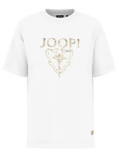 JOOP! T-Shirt 58 253JE58Tomma 30047768 Biały Regular Fit - Koszulki i topy damskie - miniaturka - grafika 1