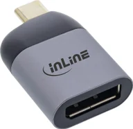 Adaptery i przejściówki - Adapter USB InLine InLine® USB Display Converter, USB Type-C male to DisplayPort female DP Alt Mode, 8K@60Hz 64106D - miniaturka - grafika 1