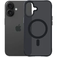 Etui i futerały do telefonów - Etui 3MK Smoke Guardx MagCase do Apple iPhone 16 Czarny - miniaturka - grafika 1