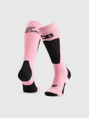 Skarpetki damskie - 4F Skarpety snowboardowe damskie - różowe 39-42 - miniaturka - grafika 1