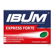 Leki przeciwbólowe - Hasco-Lek Ibum Express 24 kapsułki - miniaturka - grafika 1