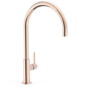 Bateria umywalkowa nablatowa Tres Study różowe złoto połysk 26290401OP - Baterie umywalkowe - miniaturka - grafika 1