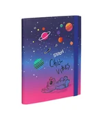 Teczki i skoroszyty - PATIO, teczka a5 przestrzenna tekturowa z gumką disney black wzór 1 - miniaturka - grafika 1