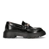 Mokasyny damskie - Buty Tommy Hilfiger Low Cut Shoe W T3A4-33021-1453999-999 czarne - miniaturka - grafika 1