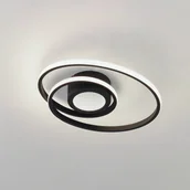 Lampy sufitowe - Lampa sufitowa LED Lindby Thalina, 45 cm, czarna, ściemniana - miniaturka - grafika 1