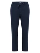 Spodnie męskie - Mustang Chinosy Milano 1016436 Granatowy Tapered Fit - miniaturka - grafika 1