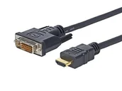 Kable - VivoLink Kabel VivoLink DVI HDMI 3 Czarny PROHDMIDVI3 - miniaturka - grafika 1