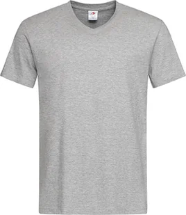Koszulka męska Stedman ST2300 Classic V-Neck - Kolor: Szary wrzosowy - Rozmiar: M - Koszulki męskie - miniaturka - grafika 1