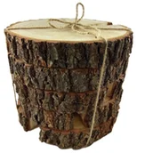 Dekoracje domu - Woodsondeko plastry drewna z korą 5 sztuk, wyjątkowa dekoracja do Twojego domu - miniaturka - grafika 1