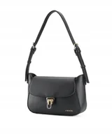 Torebki damskie - Torebka Damska Bagietka Na Ramię Na Pasku PUCCINI Czarna BK2241216M-1 - miniaturka - grafika 1