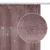 Zasłony - Zasłona Na Taśmie Gotowa Welur 140x270 Svarowski - miniaturka - grafika 1