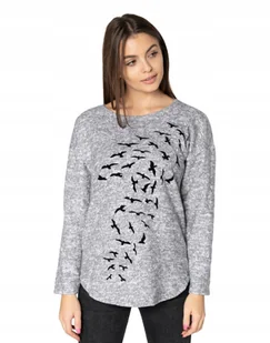 Tunika Sukienka Damska Bluzka Sweter 051-01 XL/XXL - Bluzki damskie - miniaturka - grafika 1