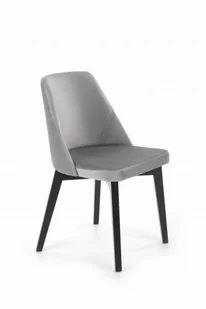 Flavio 1 krzesło tapicerowane tkanina do wyboru nogi czarne - Krzesła - miniaturka - grafika 1