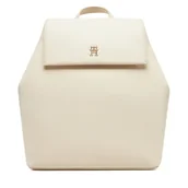 Plecaki - Plecak Tommy Hilfiger Th Legacy Backpack AW0AW17407 Beżowy - miniaturka - grafika 1