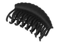 Ozdoby do włosów - Klamra spinka do włosów podwójna czarna - miniaturka - grafika 1