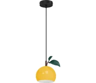 Lampy sufitowe - Żyrandol na lince APPLE 1xE27/15W/230V żółty - miniaturka - grafika 1