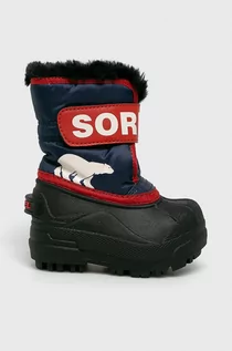 Buty dla chłopców - Sorel - Śniegowce dziecięce Snow Commander - grafika 1