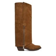 Kozaki damskie - Kozaki G-Star Raw EO-YUKI-25FW65 Brązowy - miniaturka - grafika 1